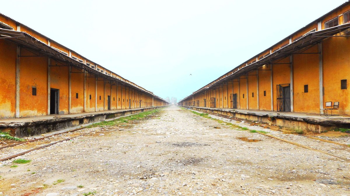 Exterior of an Indian warehousing depot